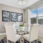 Formal dining room at 450 Burma vacation rental near Disney World