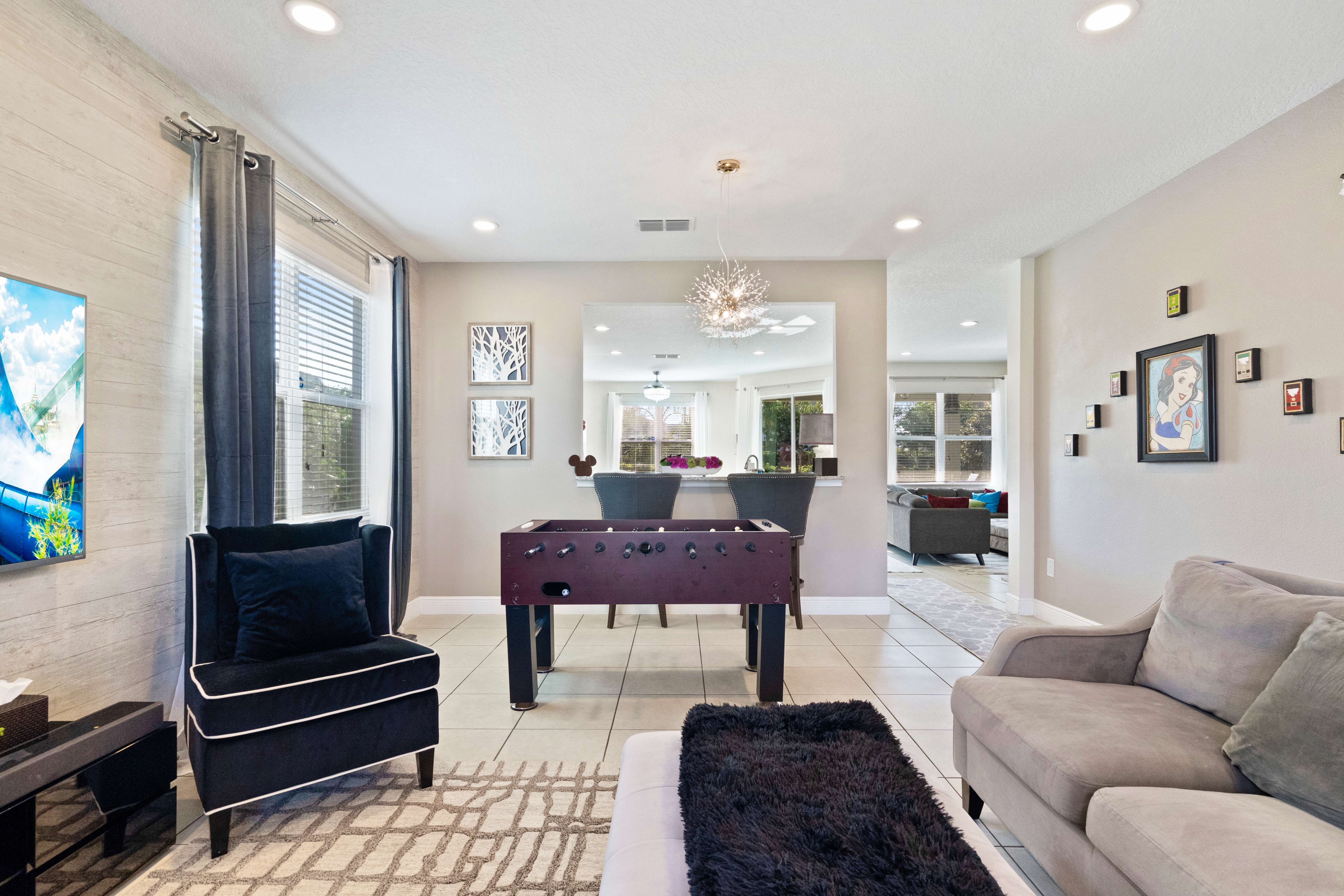 Front living room at 450 Burma vacation home in Kissimmee FL