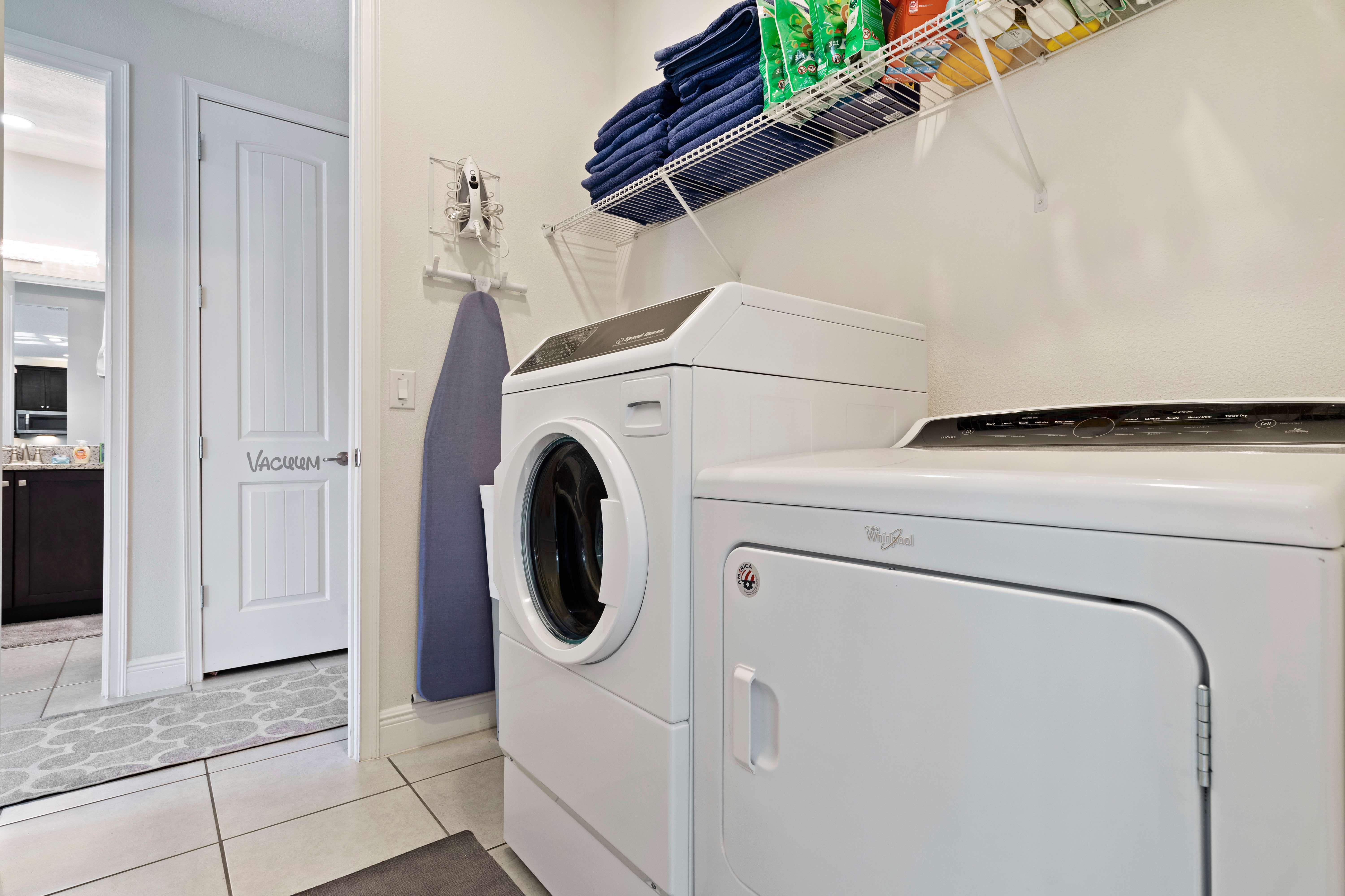 Laundry room with washer and dryer at 450 Burma vacation home