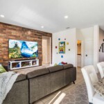 Rear living room with comfortable seating at 450 Burma vacation rental