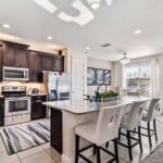 Fully equipped gourmet kitchen at 450 Burma vacation home Kissimmee