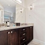 Master bathroom with dual vanity at 450 Burma vacation rental