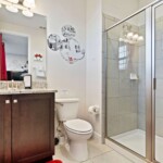 Mickey Mouse bedroom en-suite bathroom at 450 Burma vacation home