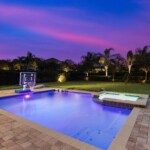 Private heated pool at 450 Burma vacation home near Disney World