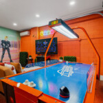 Air hockey table in game room at 450 Burma vacation rental