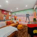 Pac-Man arcade machine in game room at 450 Burma vacation home